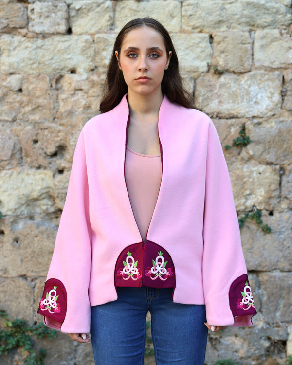 Pink Wool Jacket