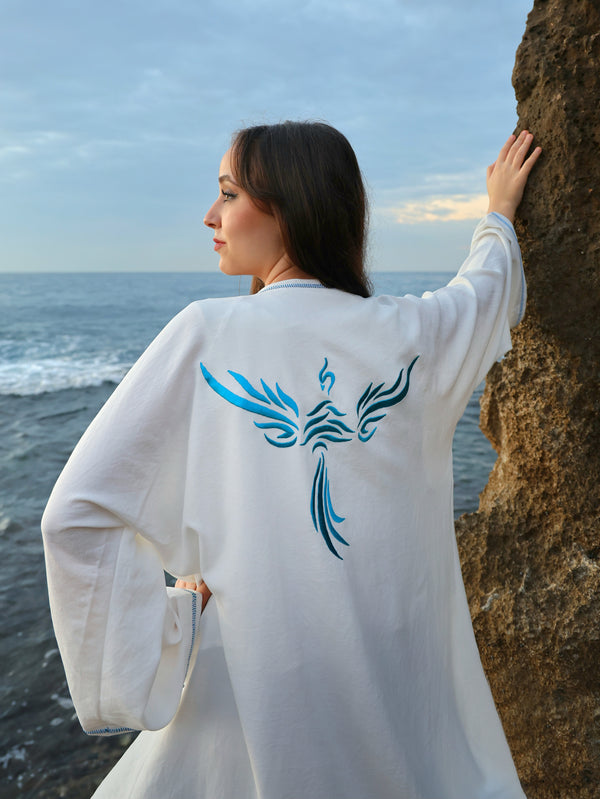 White Phoenix Cardigan