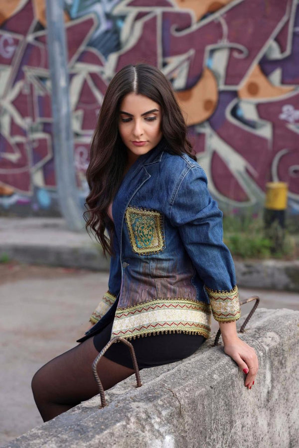 Bara Earthstone Denim Blazer