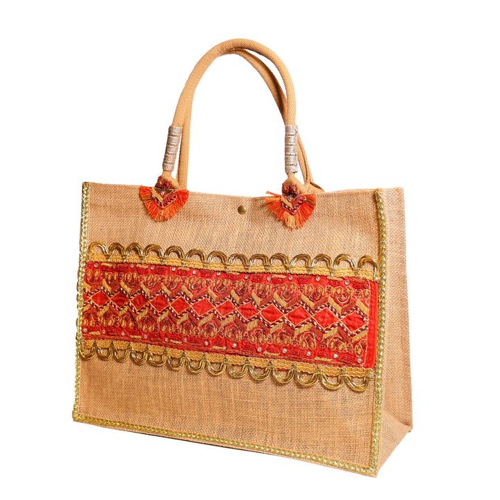 Amber Orange Tote bag - Bara
