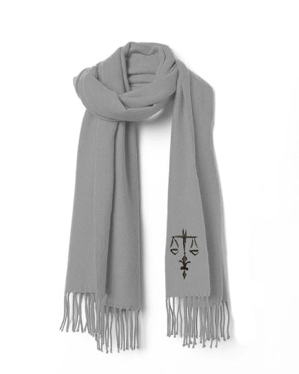 Grey Zodiac Sign Scarf - Bara