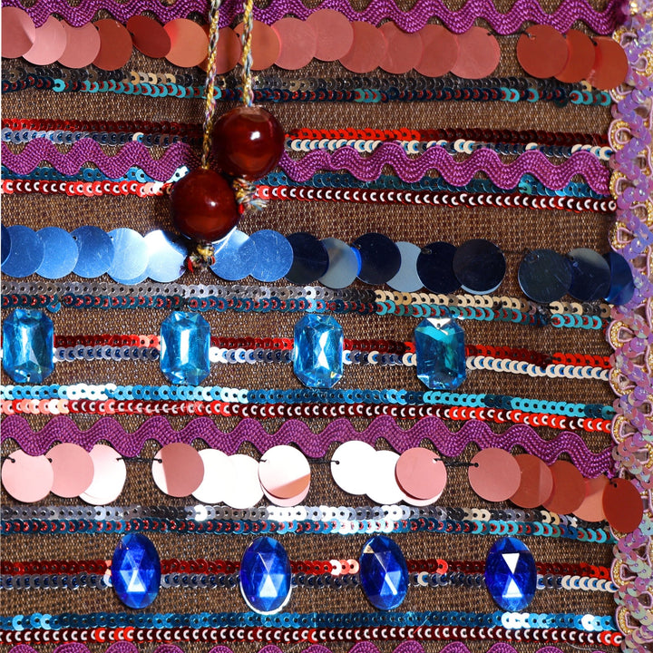 Paillettes Blue Purple Tote - Bara