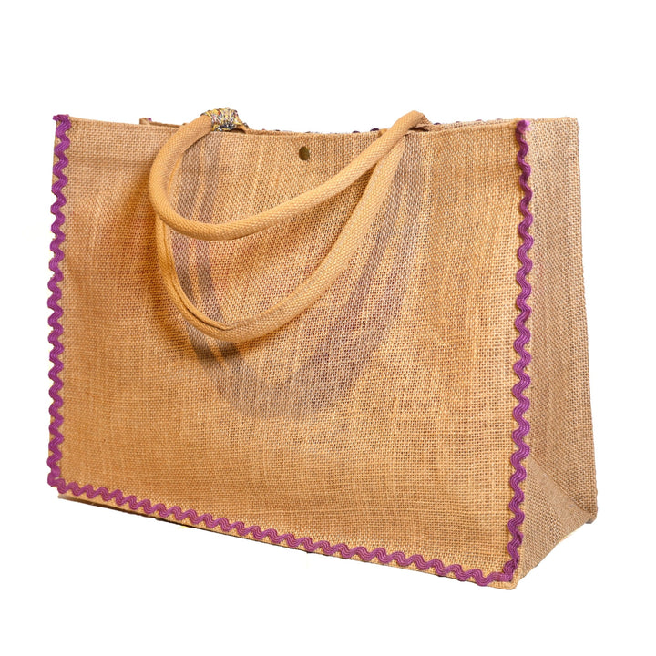 Paillettes Blue Purple Tote - Bara