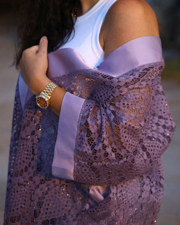 Purple Lace Cardigan - Bara