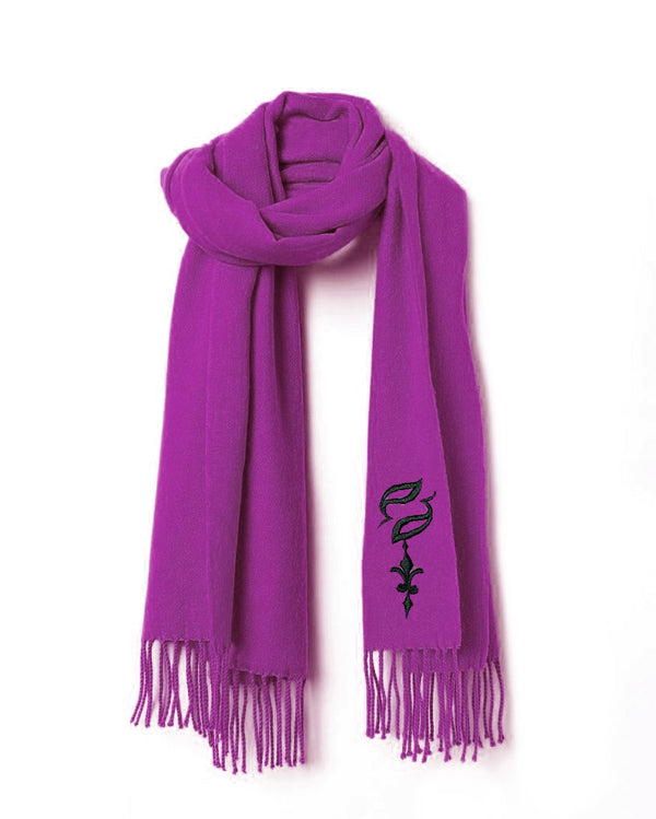 Purple Zodiac Sign Scarf